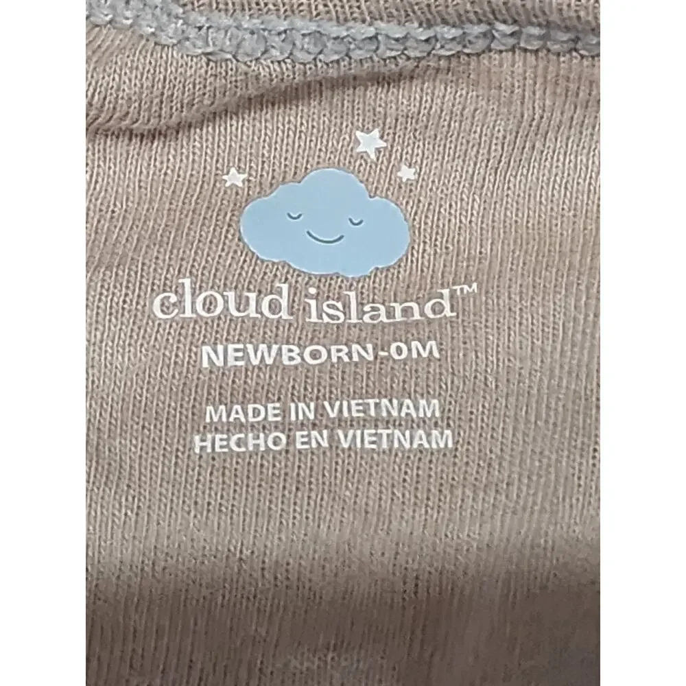 Lot Of 3 Newborn To Zero Month Two Way Zipper, Feet And Hand Coverups Sleeper